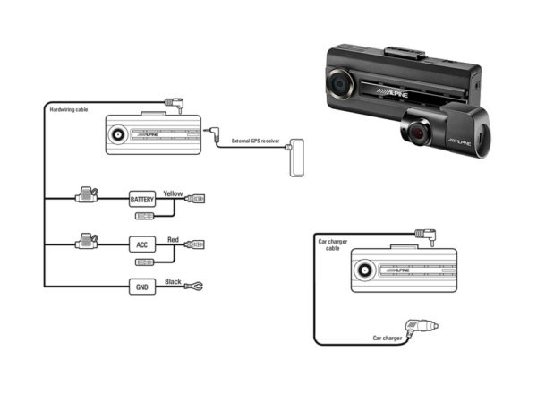 DVR-C310S_Dash-Cam-System-Diagramm